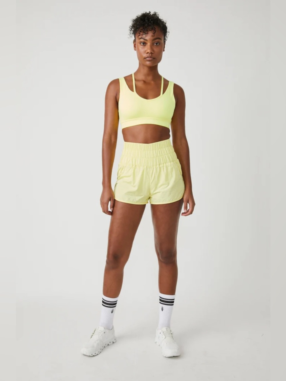 FP Movement by Free People Neon Lemon Athletic Shorts - Picture 5 of 12